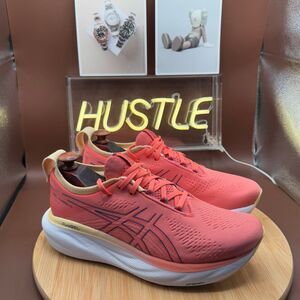 ASICS Gel Nimbus 25 'Papaya Dusty Purple' Women’s Sz 8